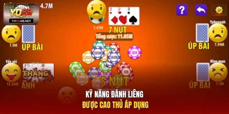 Kỹ năng đánh Liêng được cao thủ áp dụng