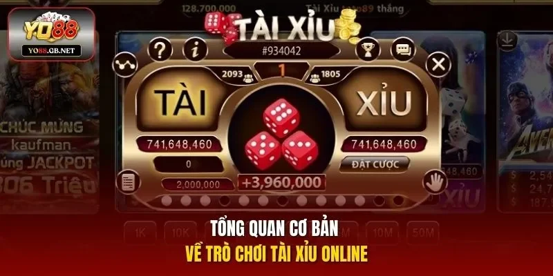 Tổng quan cơ bản về trò chơi Tài Xỉu online